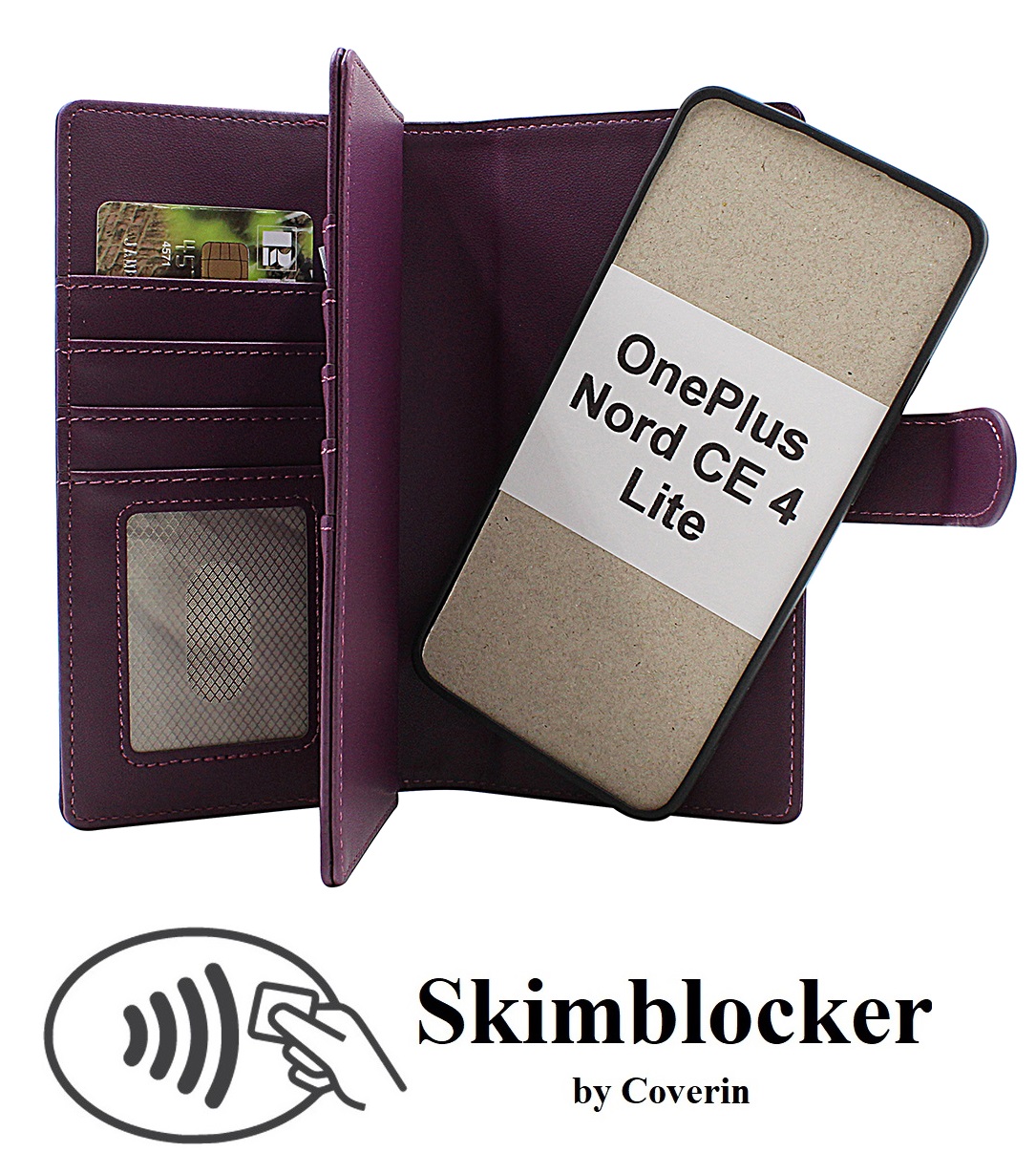Skimblocker OnePlus Nord CE 4 Lite XL Magneetti Puhelimen Kuoret
