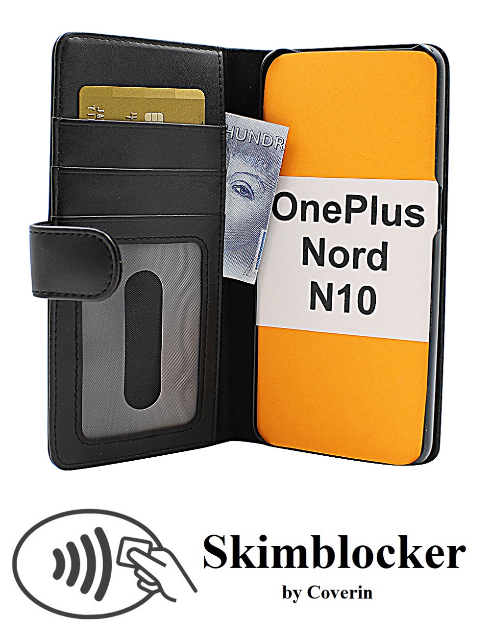 CoverIn Skimblocker Lompakkokotelot OnePlus Nord N10
