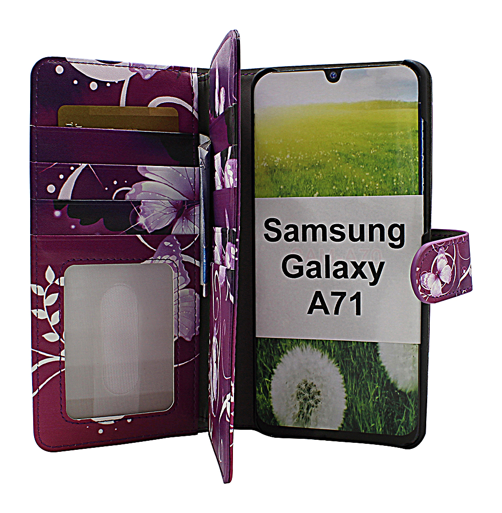 CoverIn Skimblocker XL Magnet Designwallet Samsung Galaxy A71 (A715F/DS)