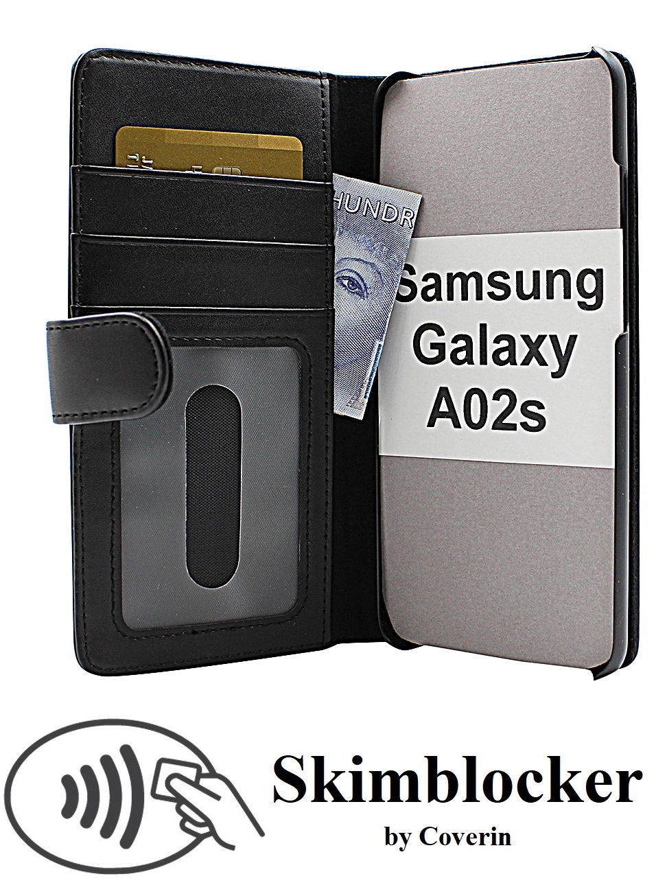 CoverIn Skimblocker Lompakkokotelot Samsung Galaxy A02s