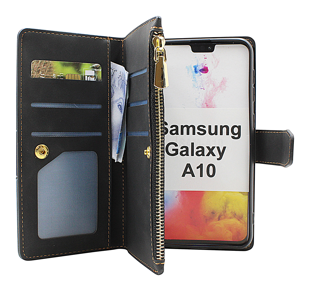 billigamobilskydd.se XL Standcase Luksuskotelo puhelimeen Samsung Galaxy A10 (A105F/DS)