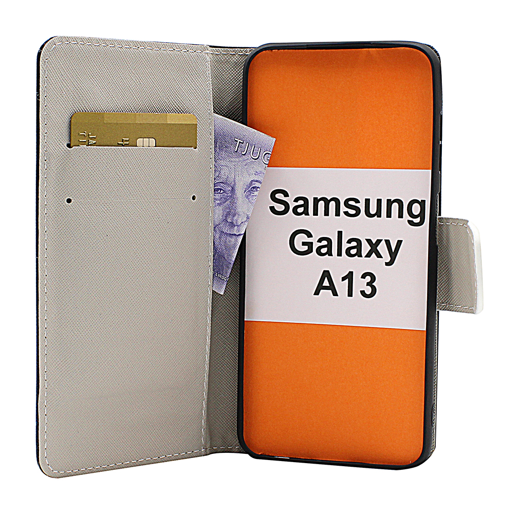 billigamobilskydd.se Kuviolompakko Samsung Galaxy A13 (A135F/DS)