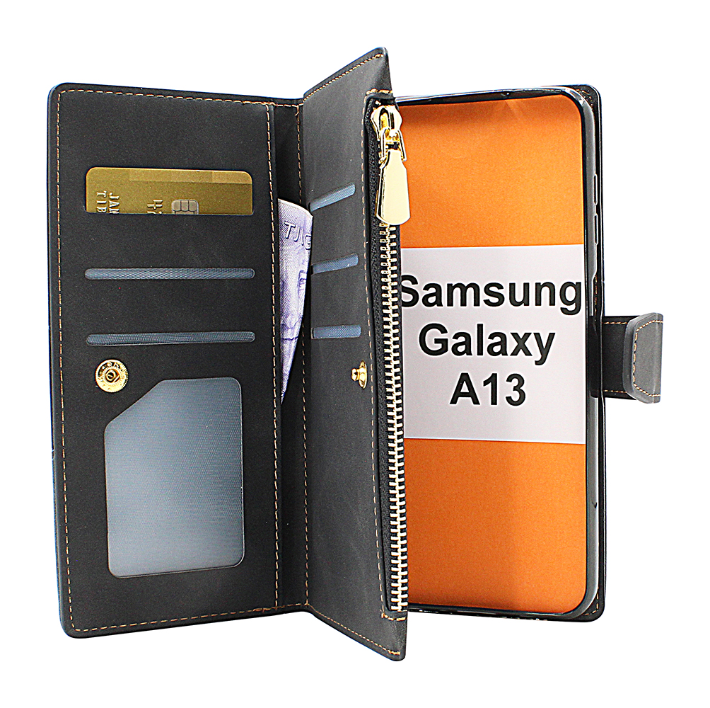 billigamobilskydd.se XL Standcase Luksuskotelo puhelimeen Samsung Galaxy A13 (A135F/DS)