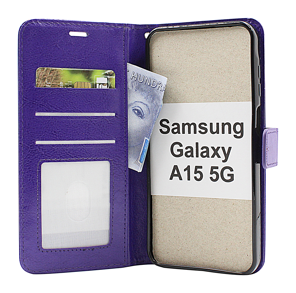 Crazy Horse Lompakko Samsung Galaxy A15 5G