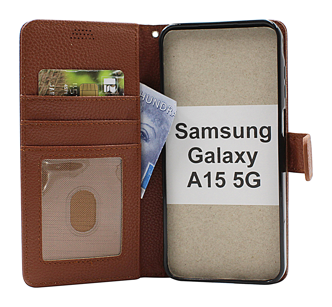 New Jalusta Lompakkokotelo Samsung Galaxy A15 5G