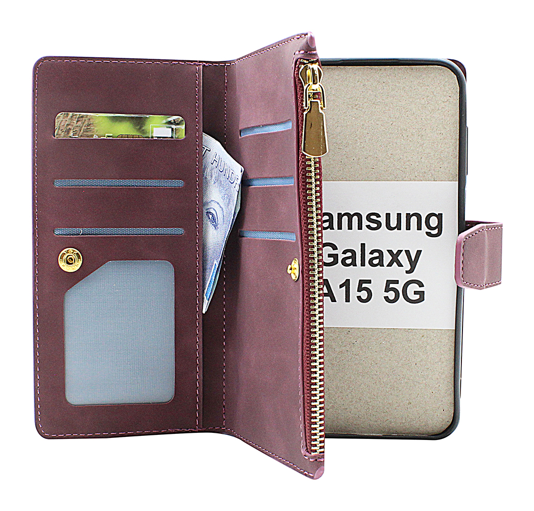 XL Standcase Luksuskotelo puhelimeen Samsung Galaxy A15 5G