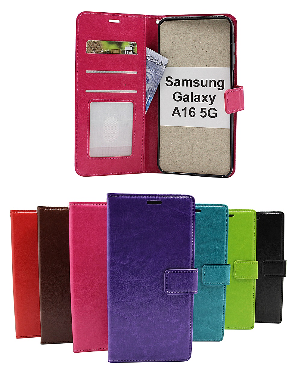 Crazy Horse Samsung Galaxy A16 / A16 5G Puhelimen Kuoret