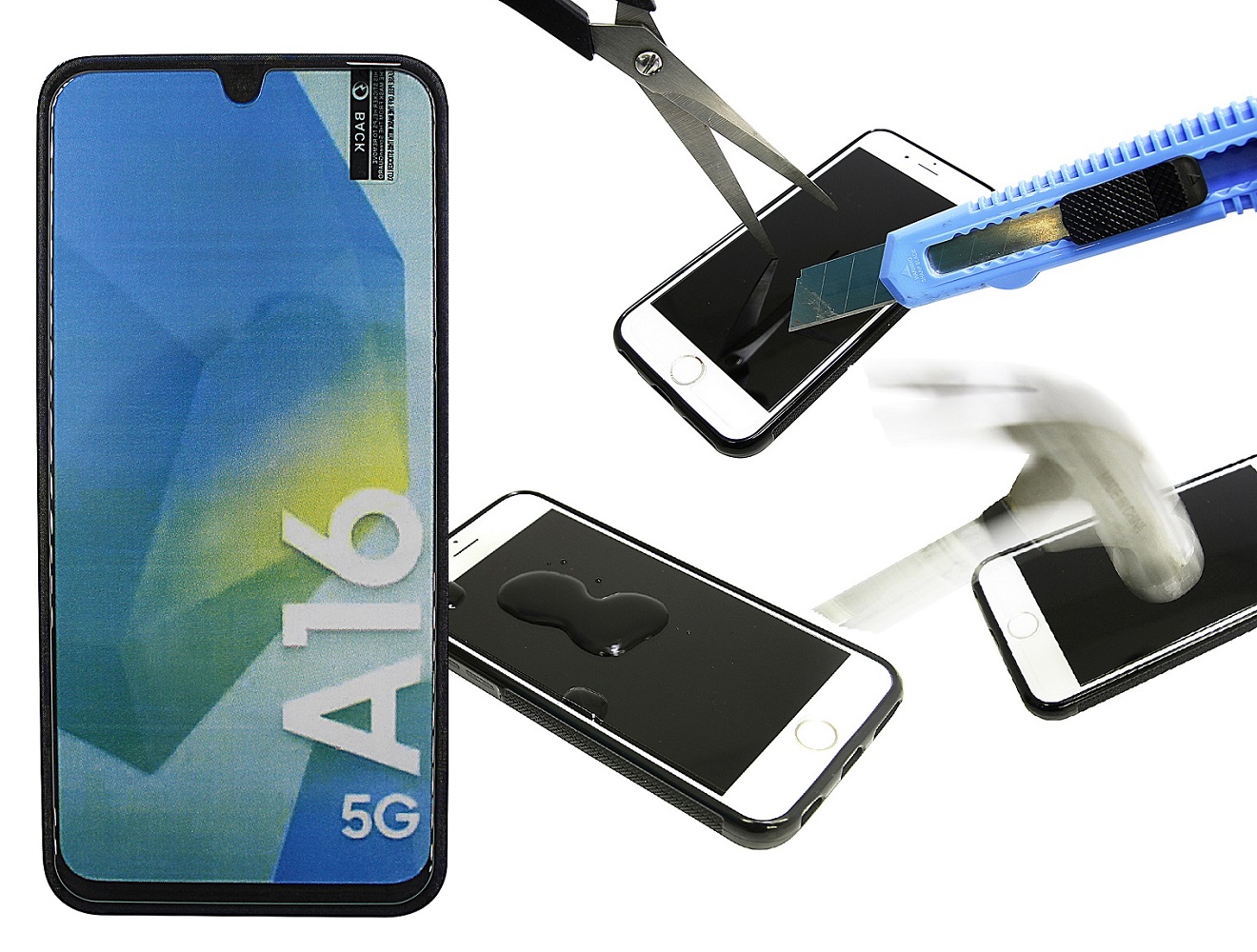 Näytönsuoja karkaistusta lasista Samsung Galaxy A16 / A16 5G