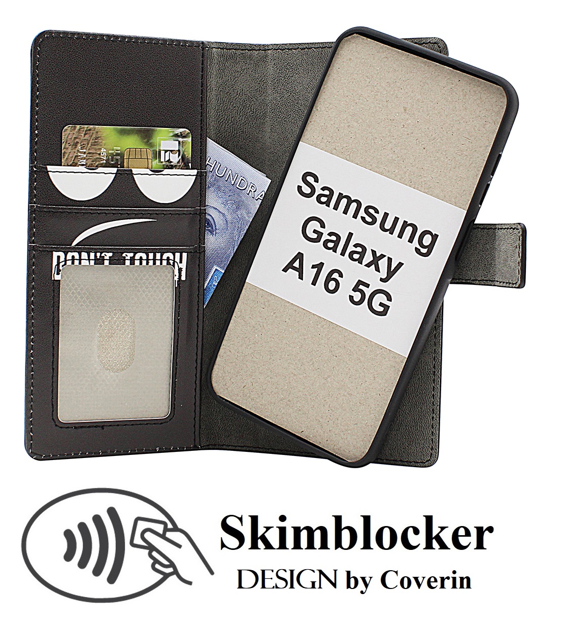 Skimblocker Samsung Galaxy A16 / A16 5G Magneetti Puhelimen Kuoret Design