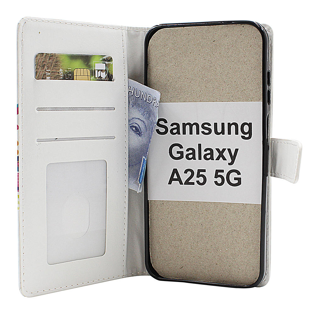 billigamobilskydd.se Kuviolompakko Samsung Galaxy A25 5G