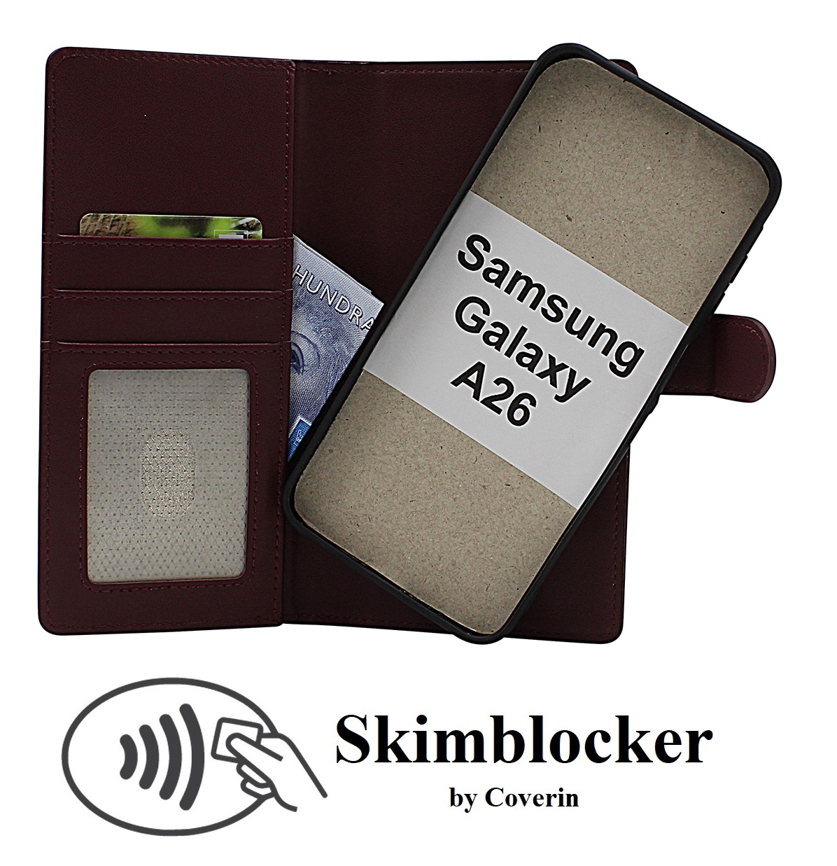 Skimblocker Samsung Galaxy A26 Magneetti Puhelimen Kuoret