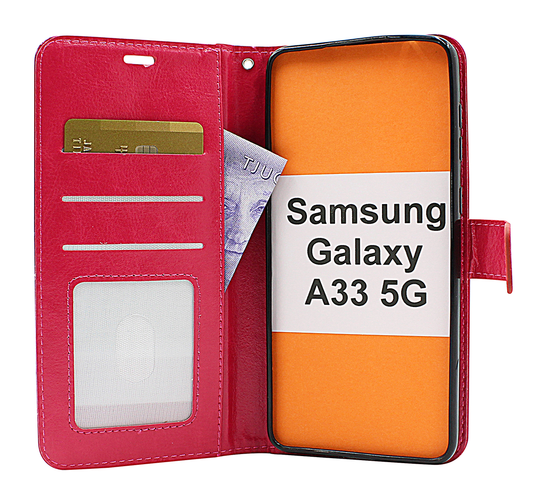 Crazy Horse Lompakko Samsung Galaxy A33 5G (A336B)