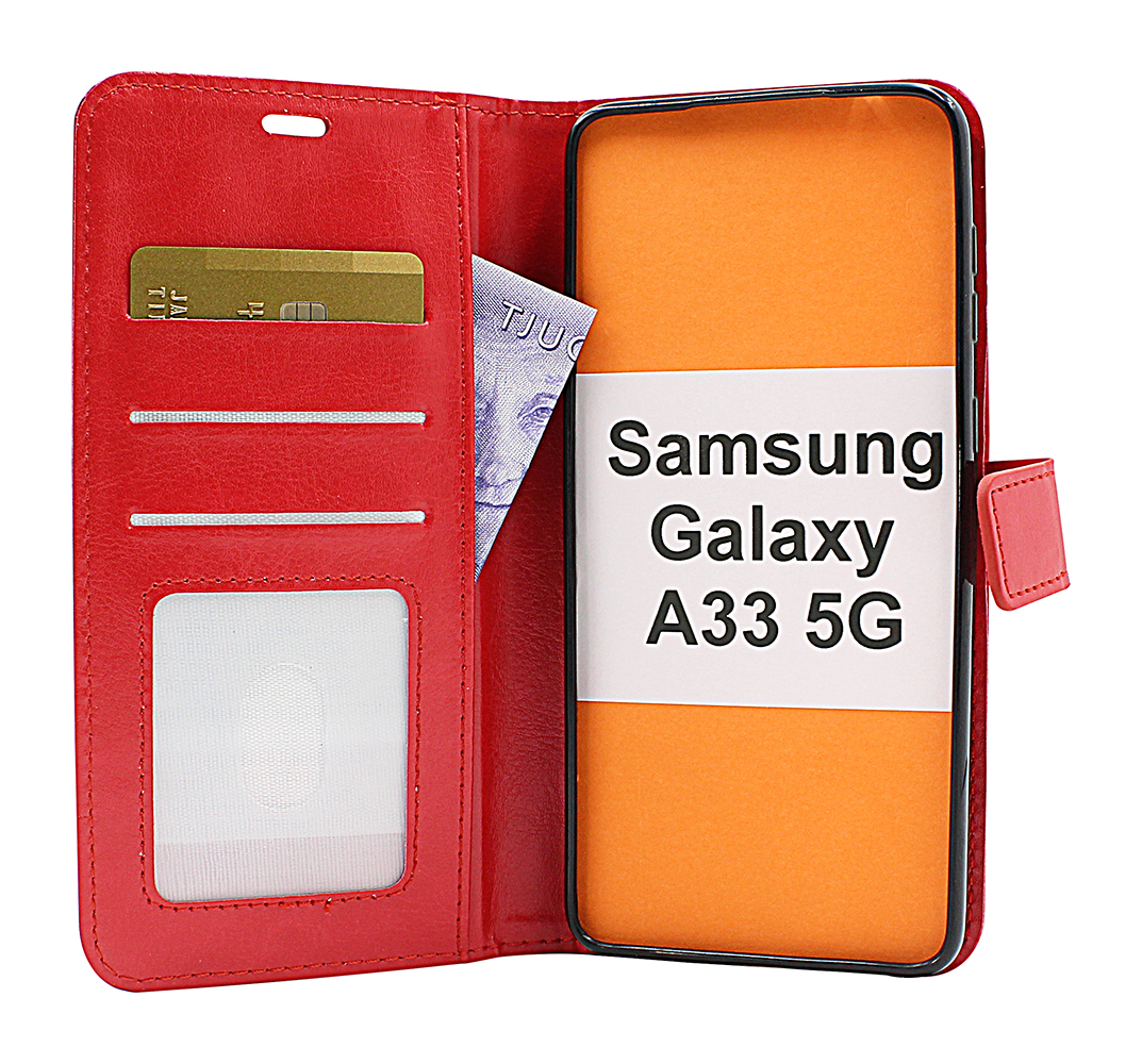 Crazy Horse Lompakko Samsung Galaxy A33 5G (A336B)