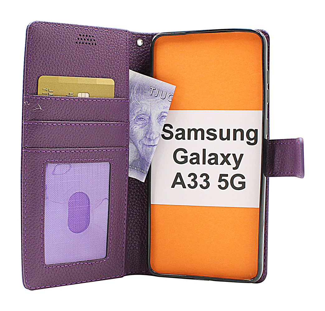 New Jalusta Lompakkokotelo Samsung Galaxy A33 5G (A336B)