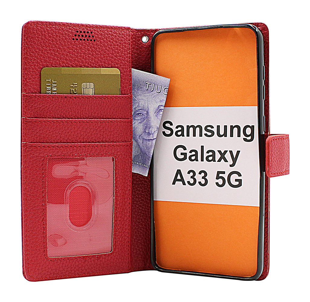 New Jalusta Lompakkokotelo Samsung Galaxy A33 5G (A336B)