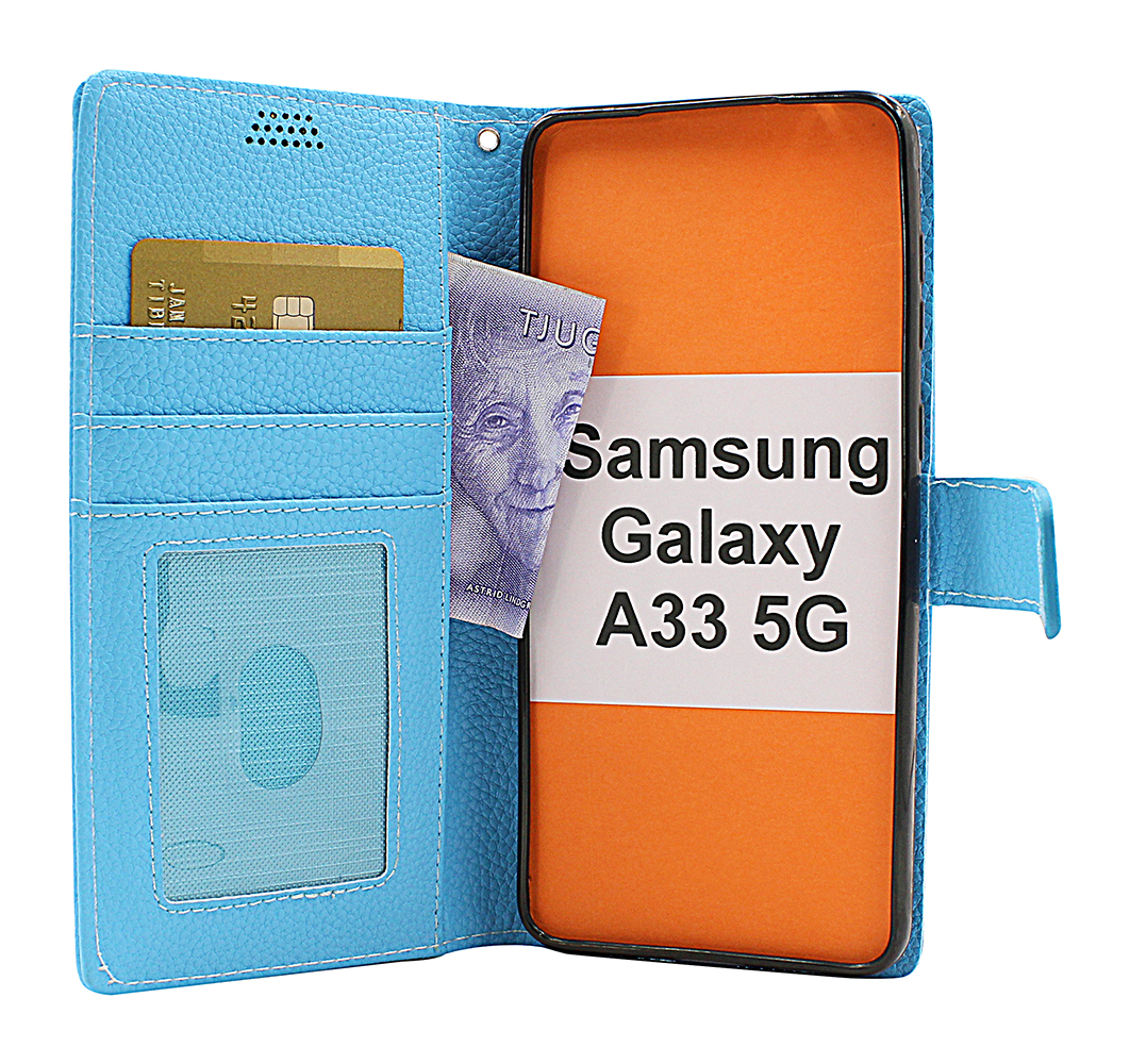 New Jalusta Lompakkokotelo Samsung Galaxy A33 5G (A336B)