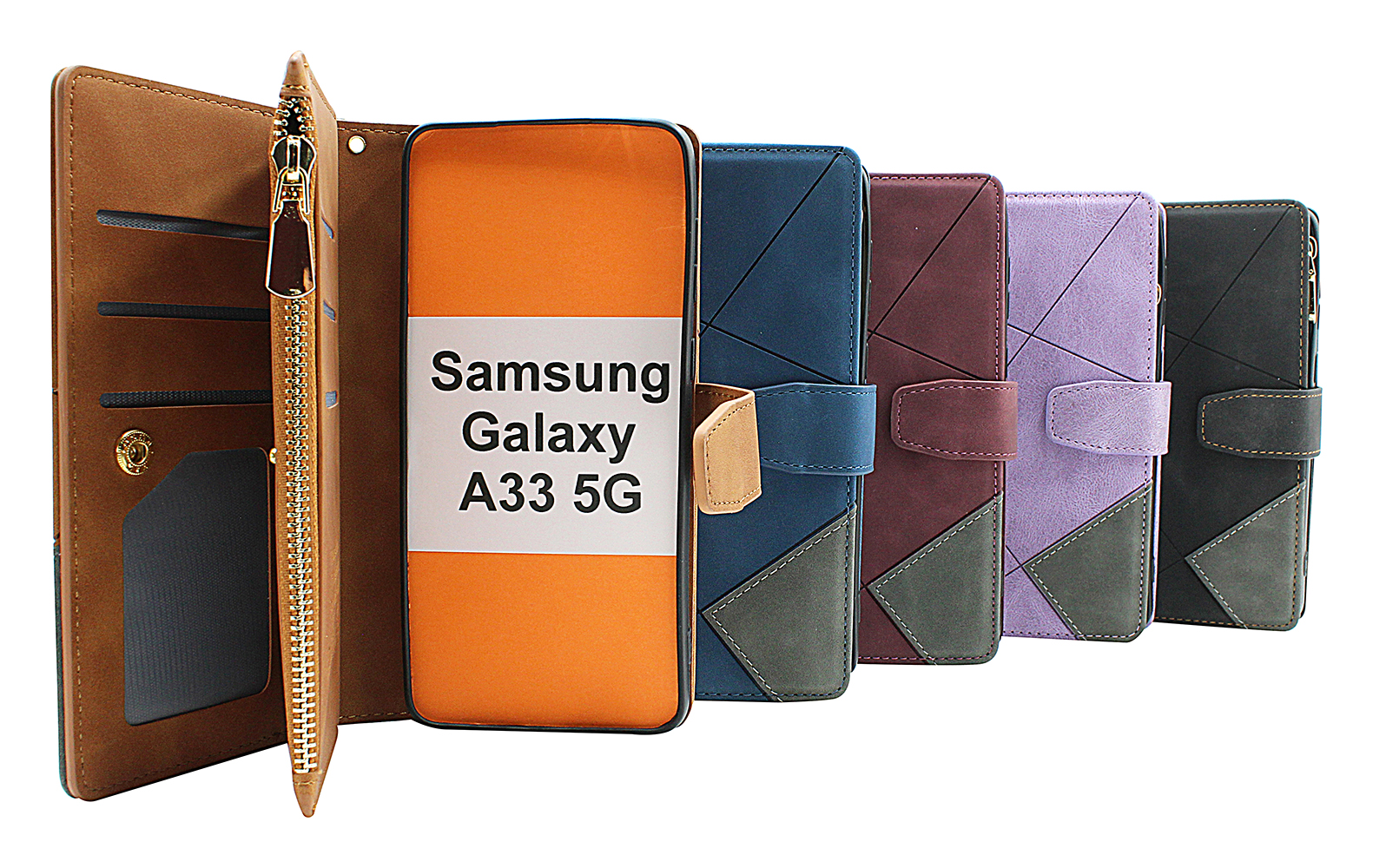 XL Standcase Luksuskotelo puhelimeen Samsung Galaxy A33 5G (A336B)