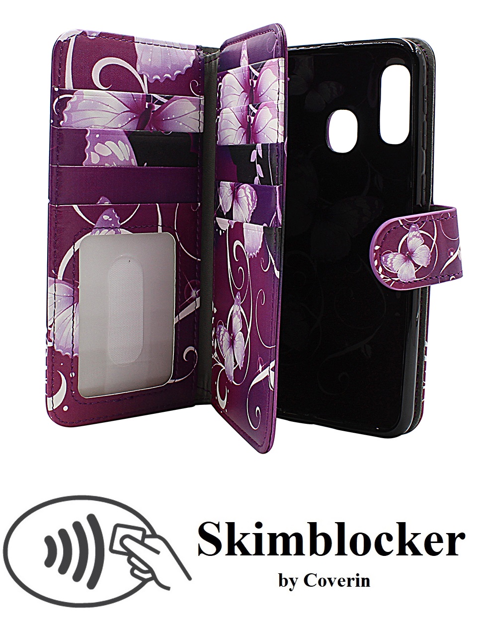 CoverIn Skimblocker XL Designwallet Samsung Galaxy A40 (A405FN/DS)
