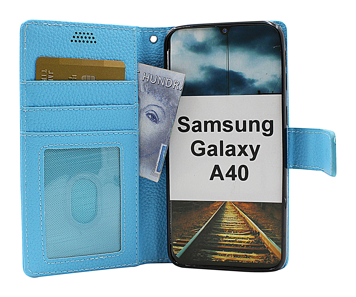 New Jalusta Lompakkokotelo Samsung Galaxy A40 (A405FN/DS)