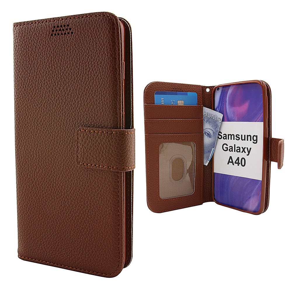 New Jalusta Lompakkokotelo Samsung Galaxy A40 (A405FN/DS)