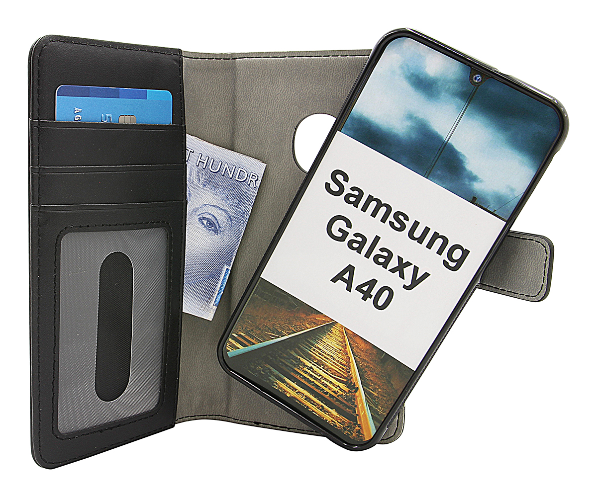 billigamobilskydd.se Skimblocker Magneettikotelo Samsung Galaxy A40 (A405FN/DS)