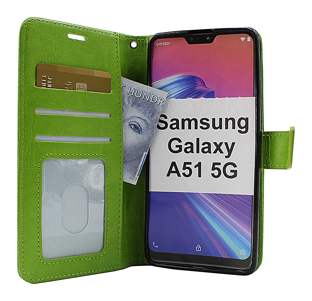Crazy Horse Lompakko Samsung Galaxy A51 5G (A516B/DS)