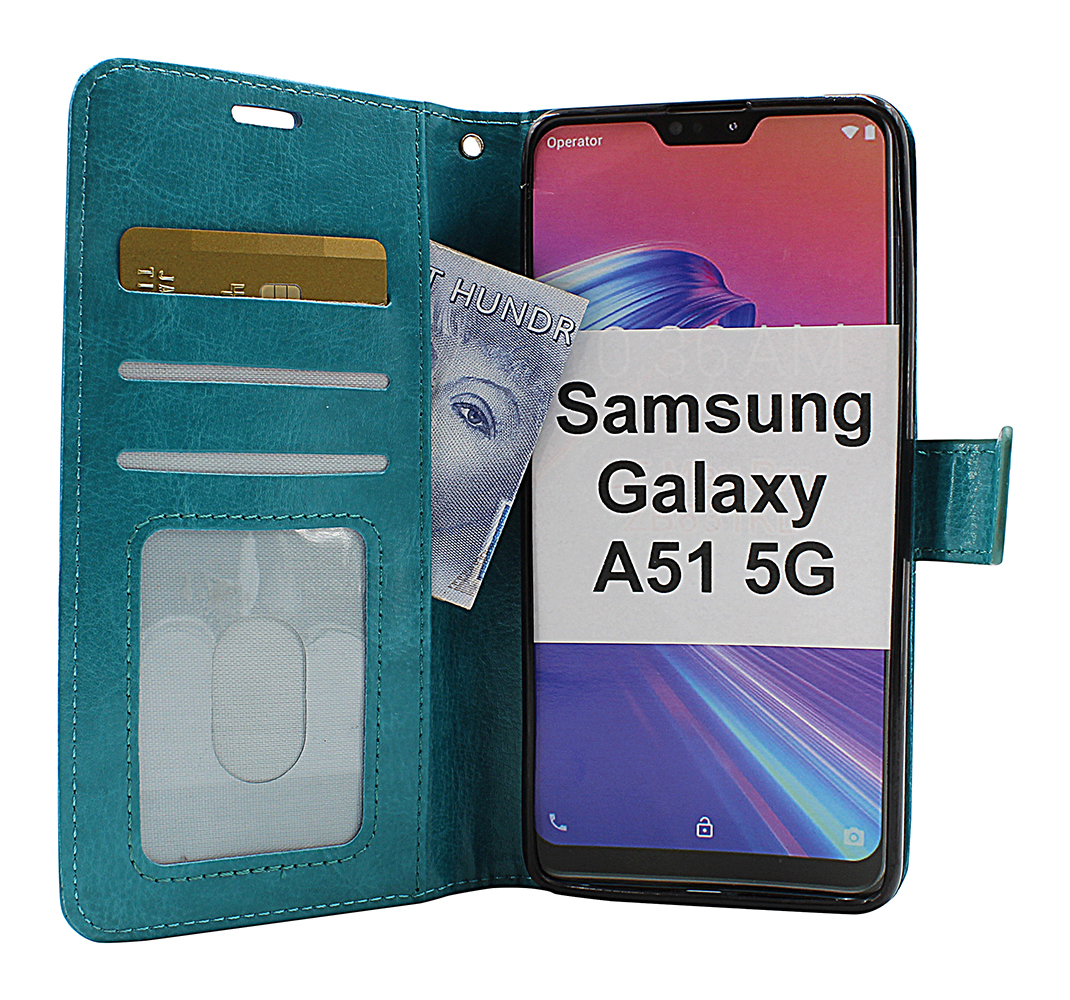 Crazy Horse Lompakko Samsung Galaxy A51 5G (A516B/DS)