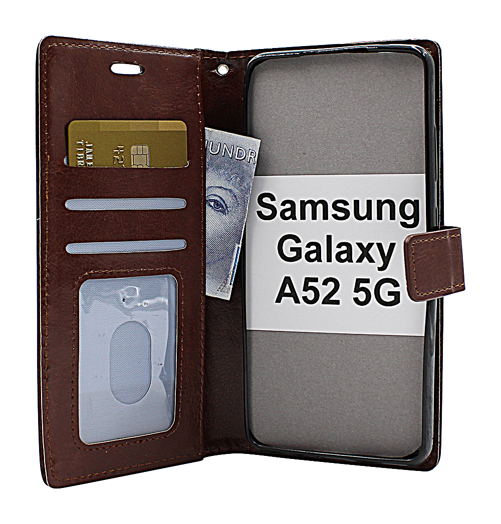 Crazy Horse Lompakko Samsung Galaxy A52 / A52 5G / A52s 5G