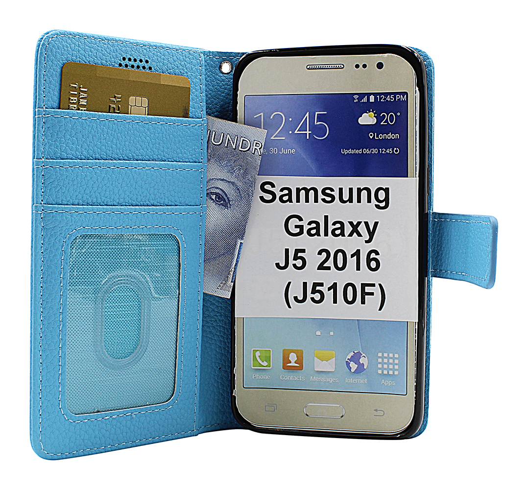 New Jalusta Lompakkokotelo Samsung Galaxy J5 2016 (J510F)