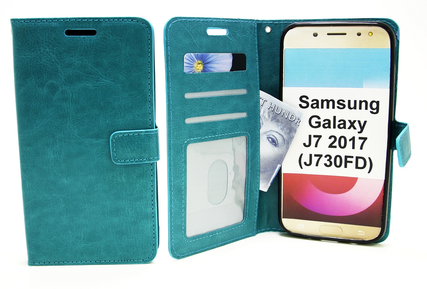 Crazy Horse Lompakko Samsung Galaxy J7 2017 (J730FD)