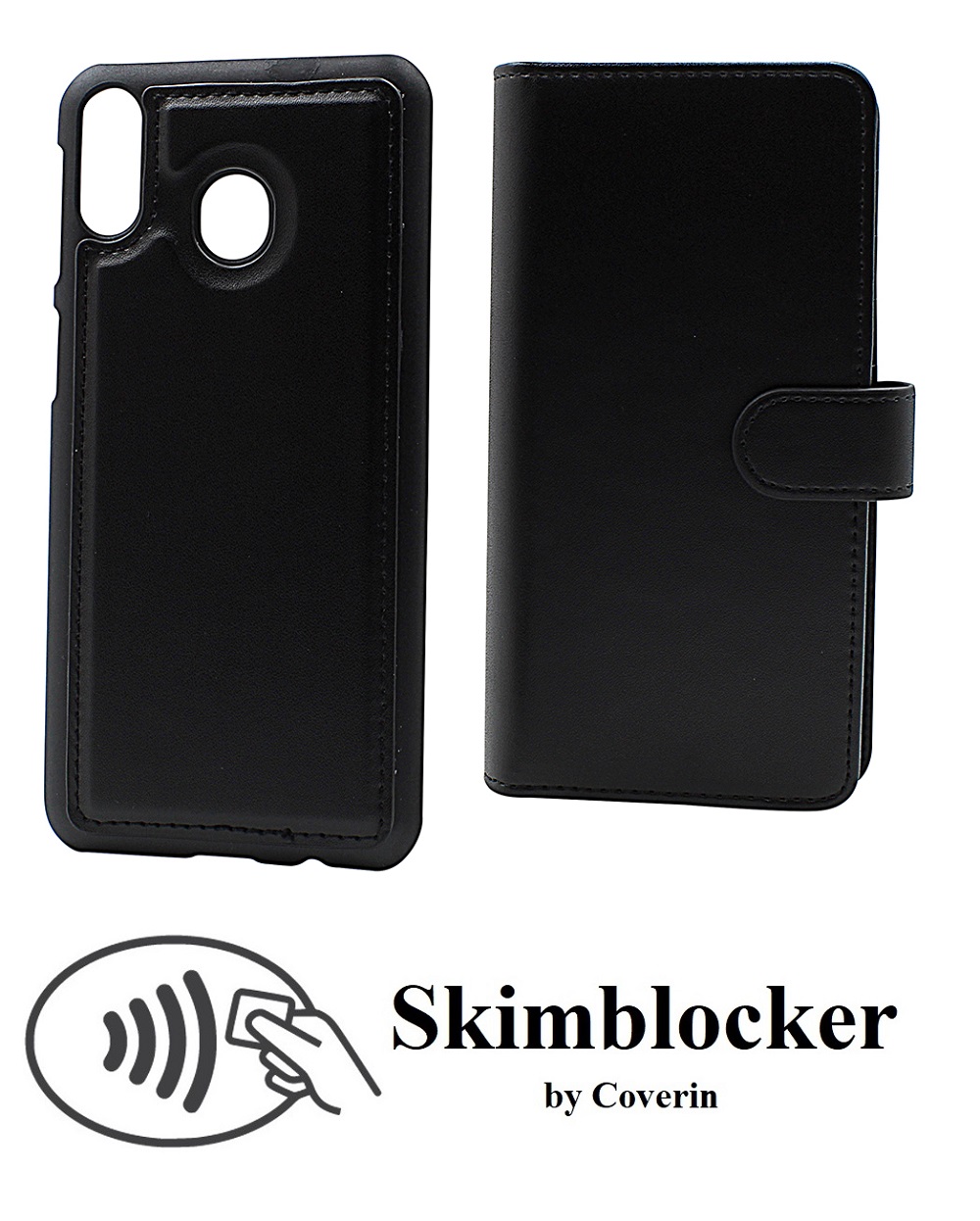 CoverIn Skimblocker XL Magnet Wallet Samsung Galaxy M20 (M205F)