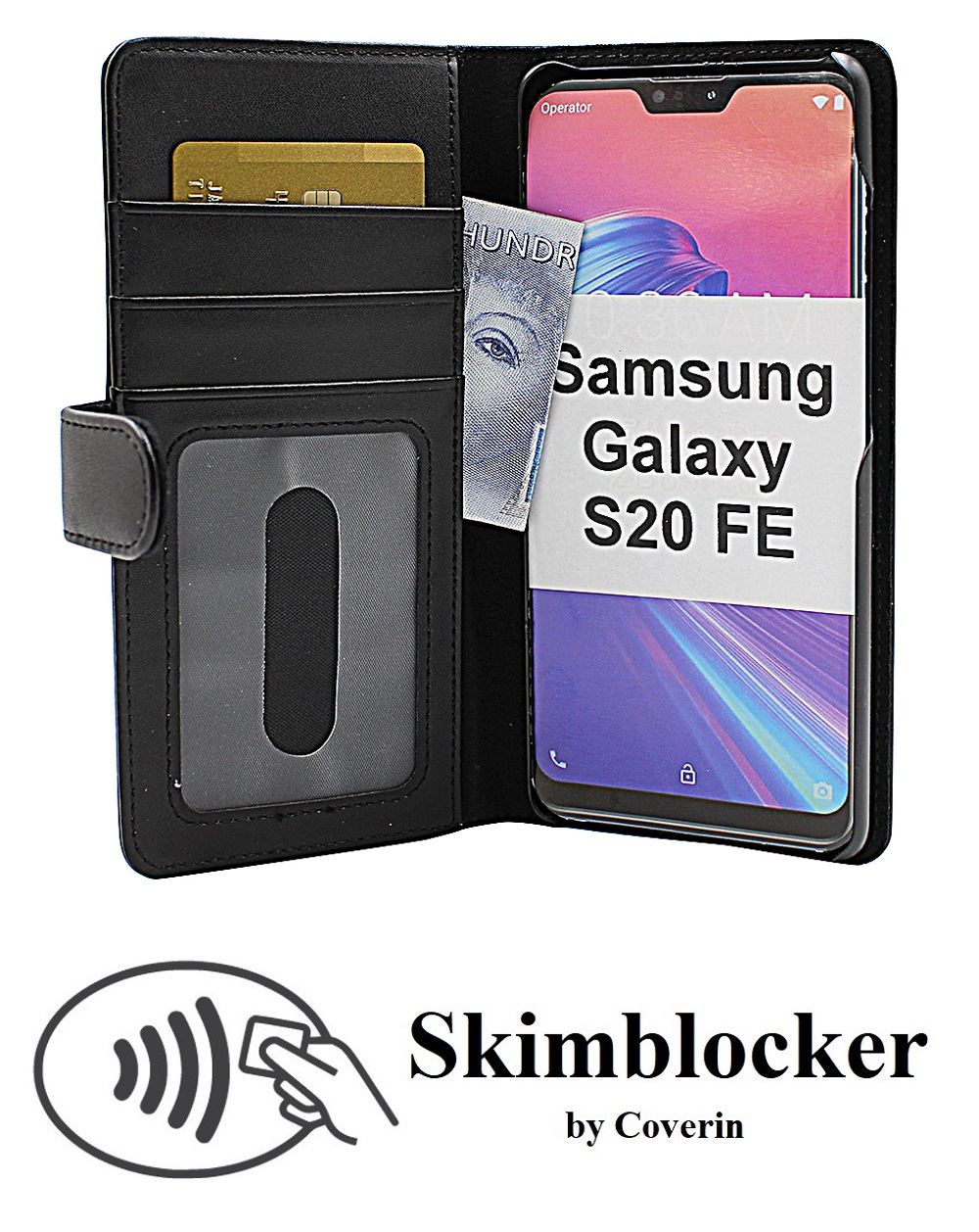 CoverIn Skimblocker Lompakkokotelot Samsung Galaxy S20 FE (G780F)