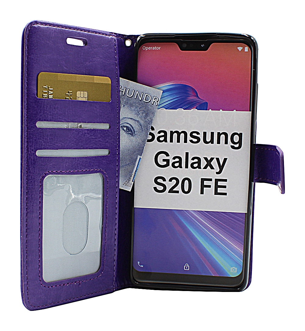 billigamobilskydd.se Crazy Horse Lompakko Samsung Galaxy S20 FE/S20 FE 5G