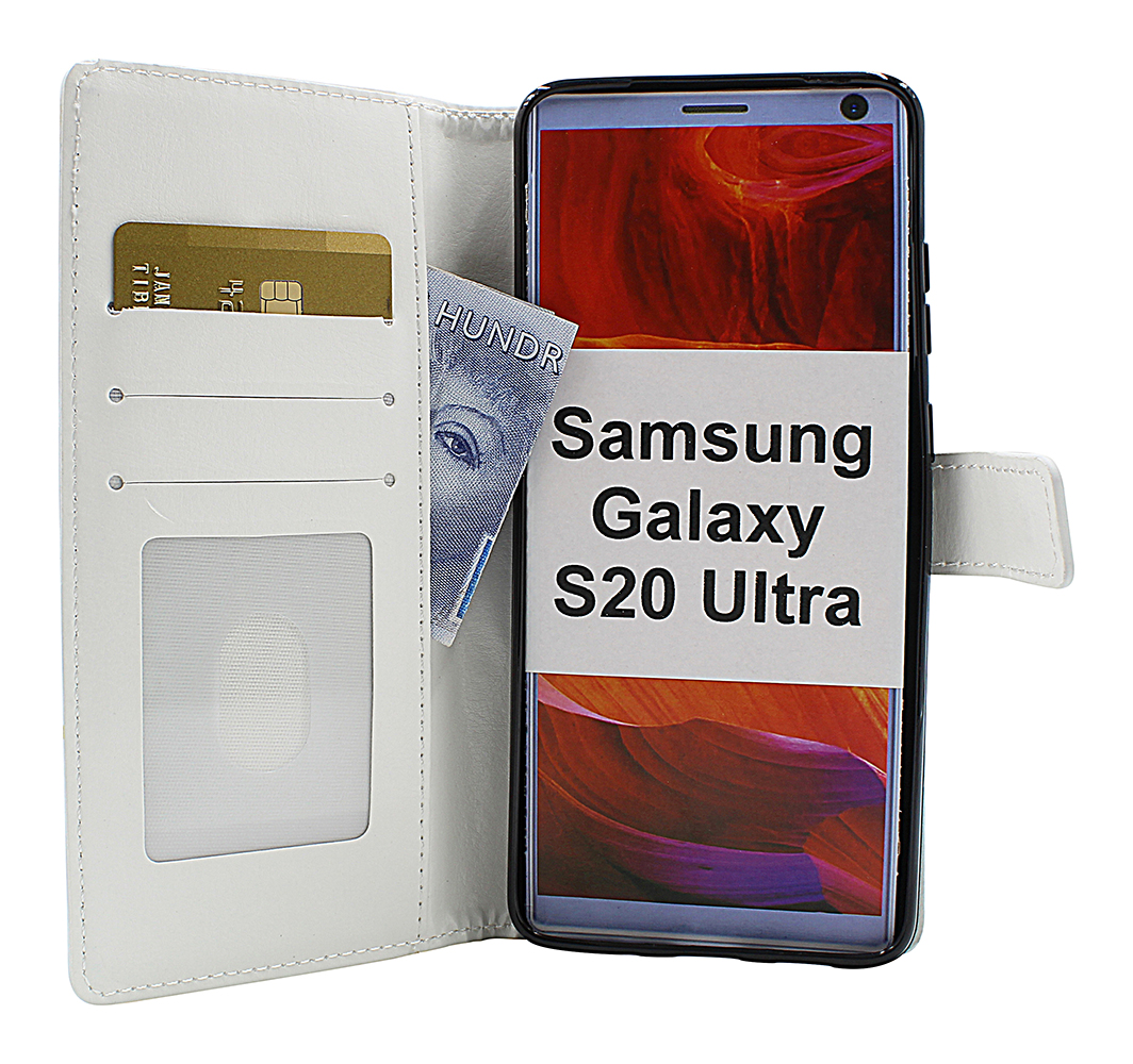 billigamobilskydd.se Kuviolompakko Samsung Galaxy S20 Ultra (G988B)