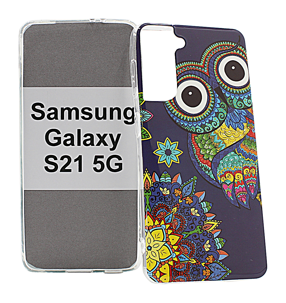 billigamobilskydd.se TPU-Designkotelo Samsung Galaxy S21 5G (G991B)