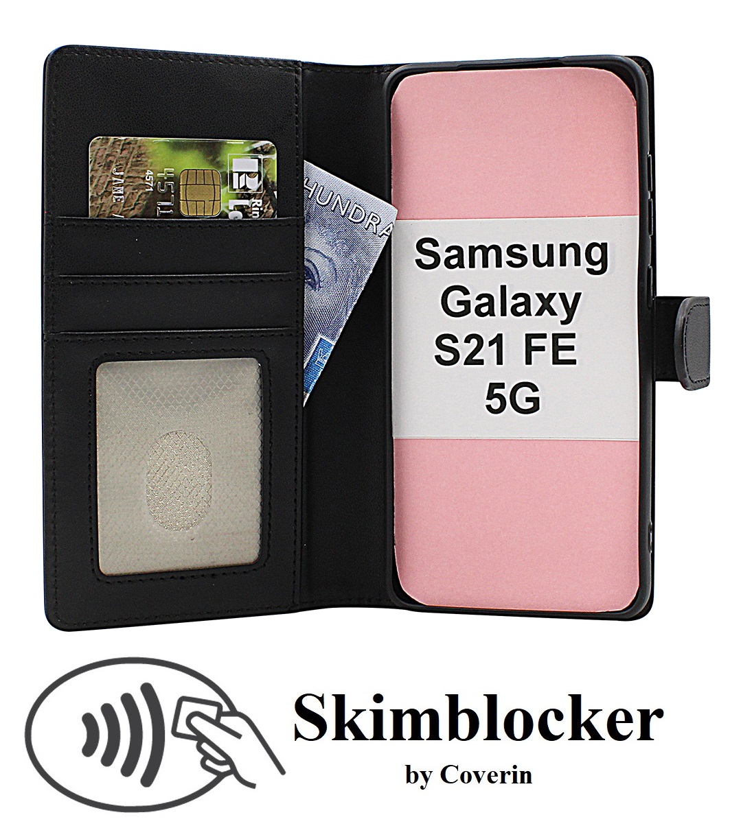 Skimblocker Samsung Galaxy S21 FE 5G Puhelimen Kuoret