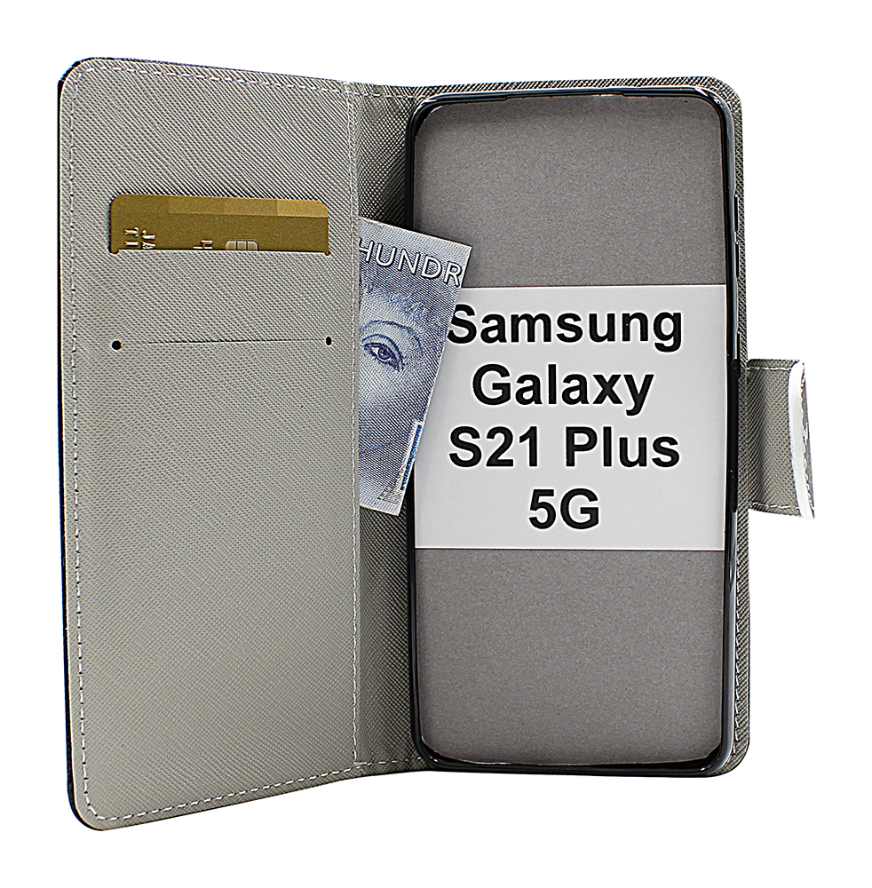 billigamobilskydd.se Kuviolompakko Samsung Galaxy S21 Plus 5G (G996B)