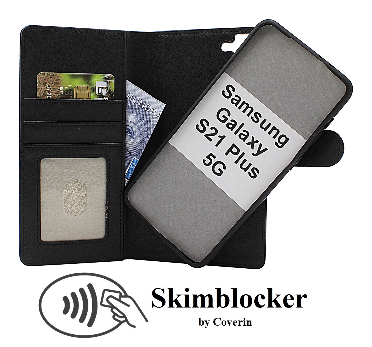 Skimblocker Samsung Galaxy S21 Plus 5G Magneetti Puhelimen Kuoret