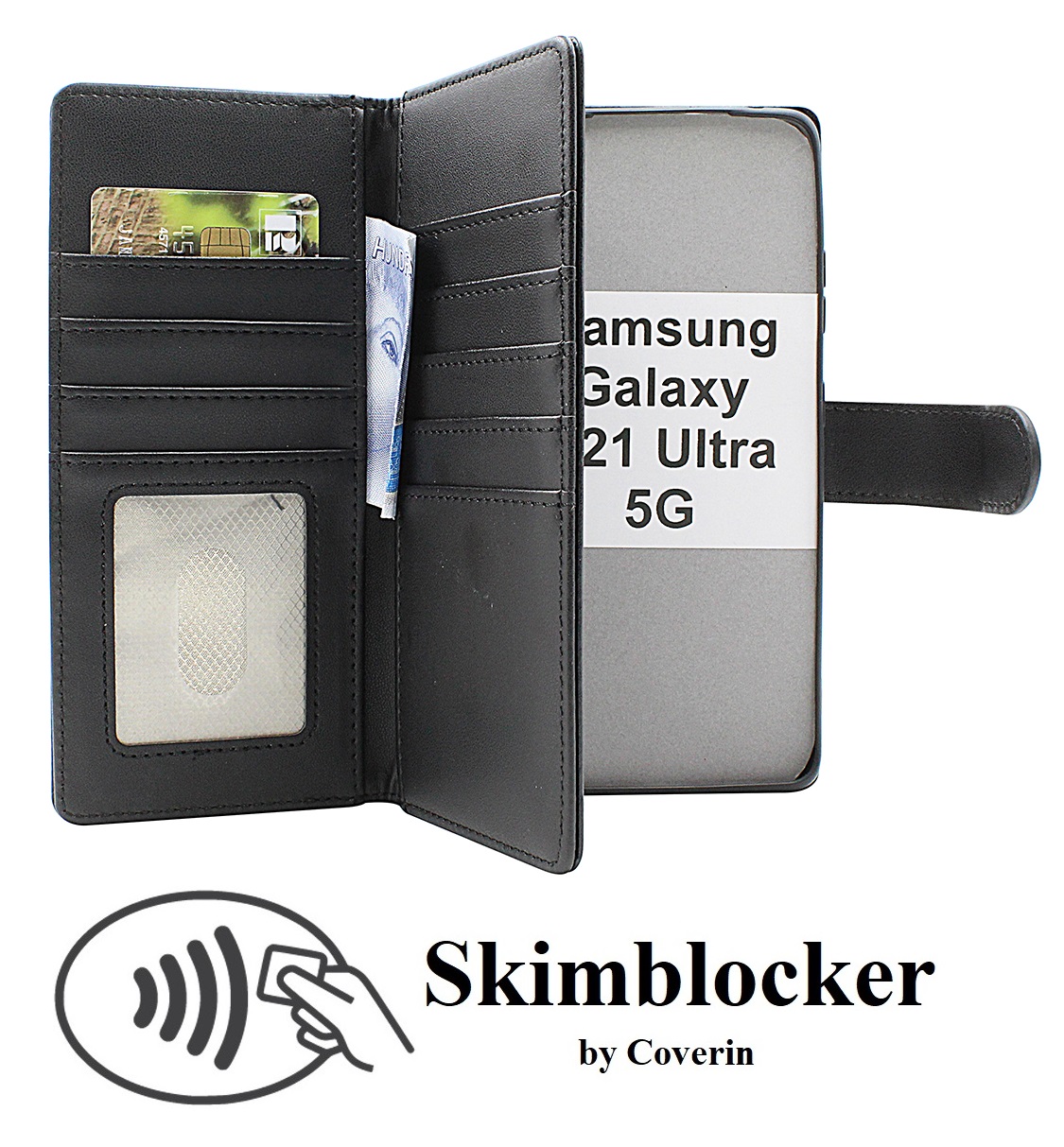 Skimblocker Samsung Galaxy S21 Ultra 5G XL Puhelimen Kuoret