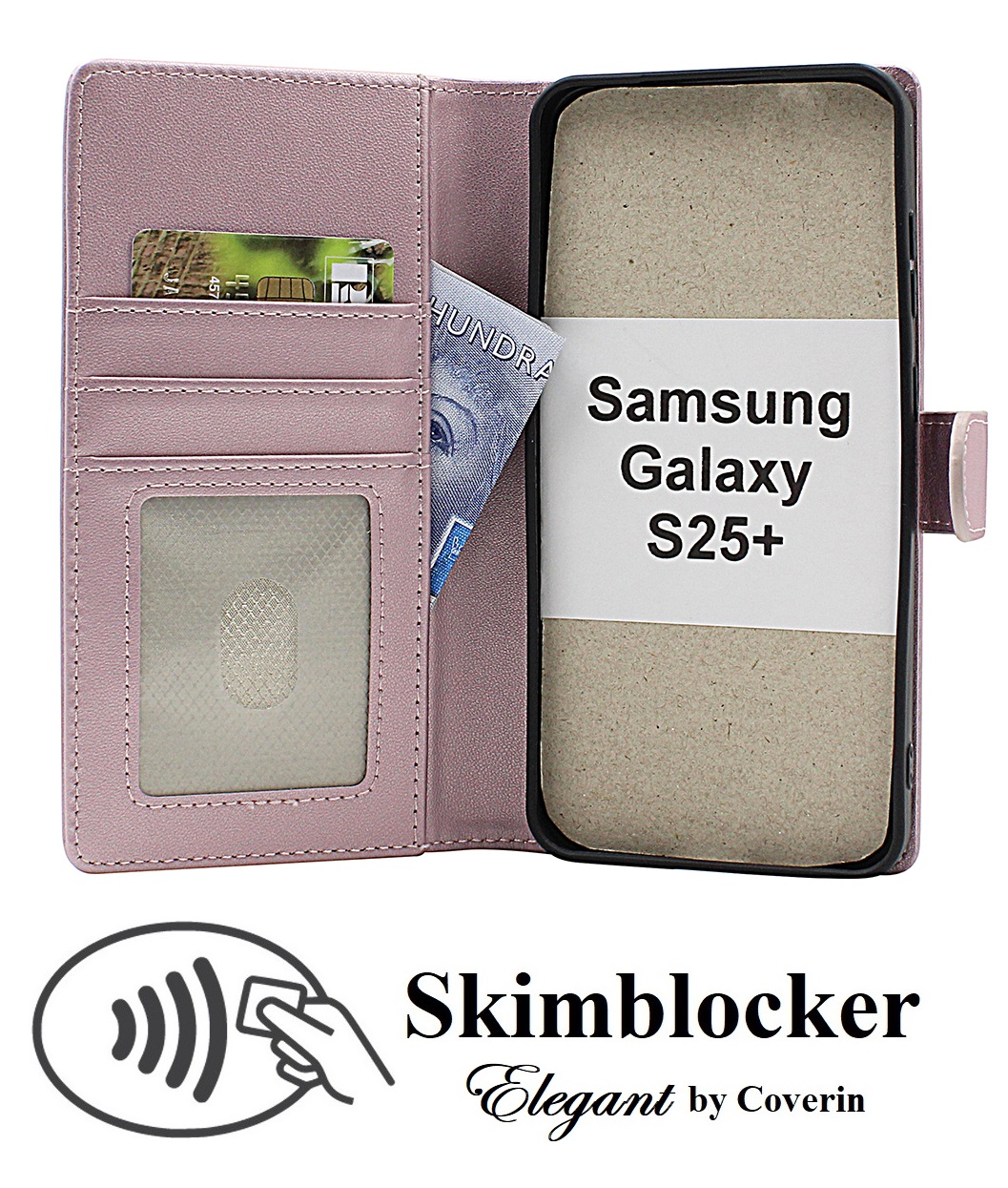Skimblocker Samsung Galaxy S24+ / S25+ 5G Puhelimen Kuoret