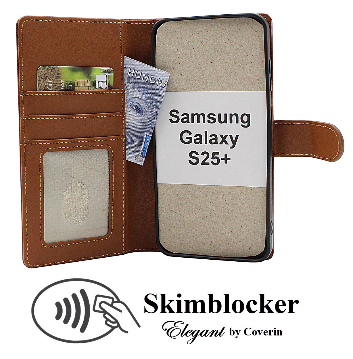 Skimblocker Samsung Galaxy S24+ / S25+ 5G Puhelimen Kuoret