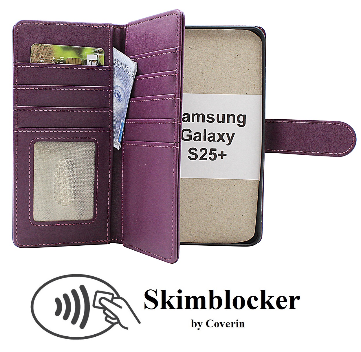 Skimblocker Samsung Galaxy S24+ / S25+ 5G XL Puhelimen Kuoret