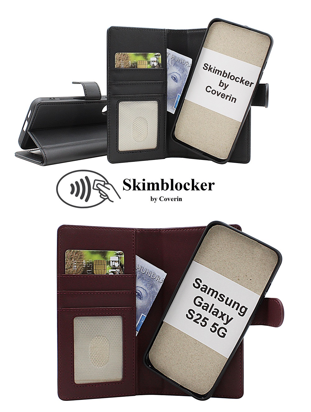 Skimblocker Samsung Galaxy S25 Magneetti Puhelimen Kuoret