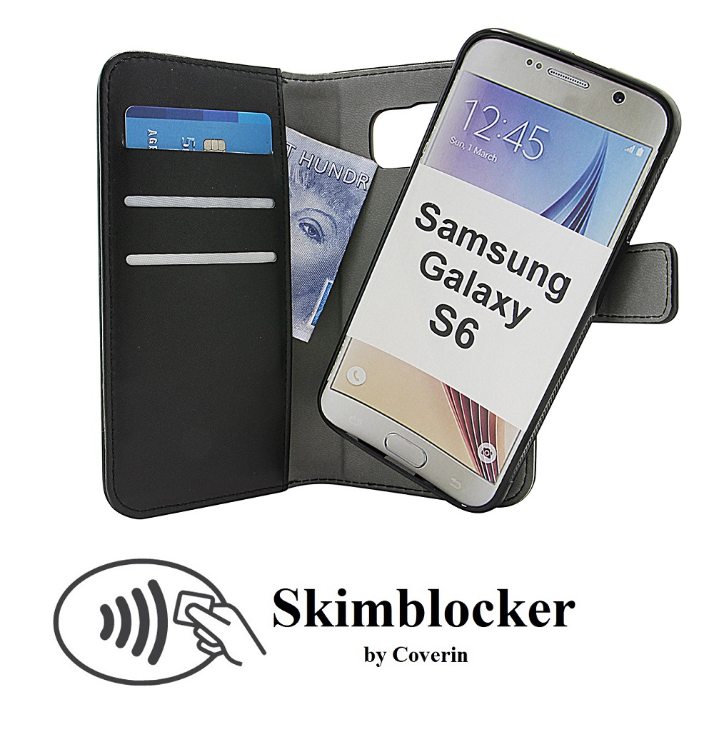 Skimblocker Magneettikotelo Samsung Galaxy S6 (SM-G920F)