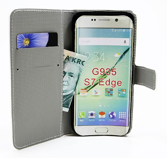 billigamobilskydd.se Kuviolompakko Samsung Galaxy S7 Edge (G935F)