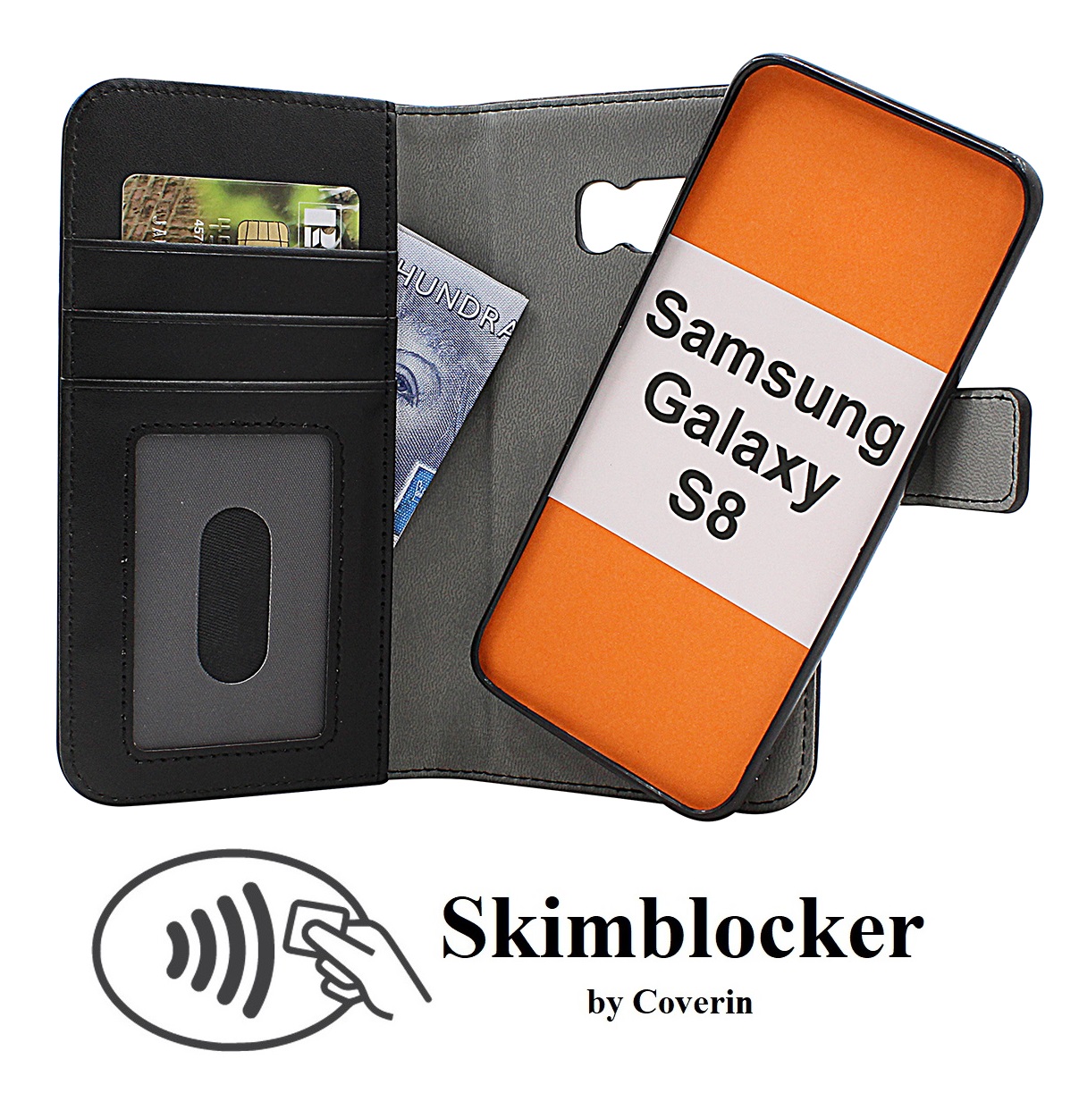 Skimblocker Magneettikotelo Samsung Galaxy S8 (G950F)