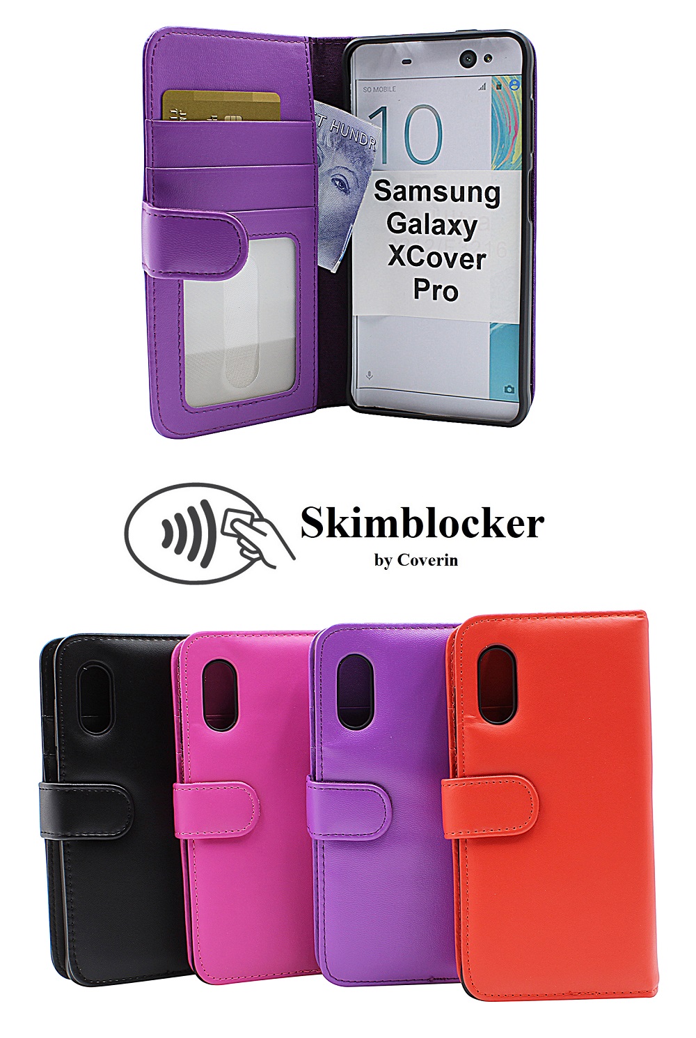 Product Image for Skimblocker Lompakkokotelot Samsung Galaxy XCover Pro (G715F/DS)