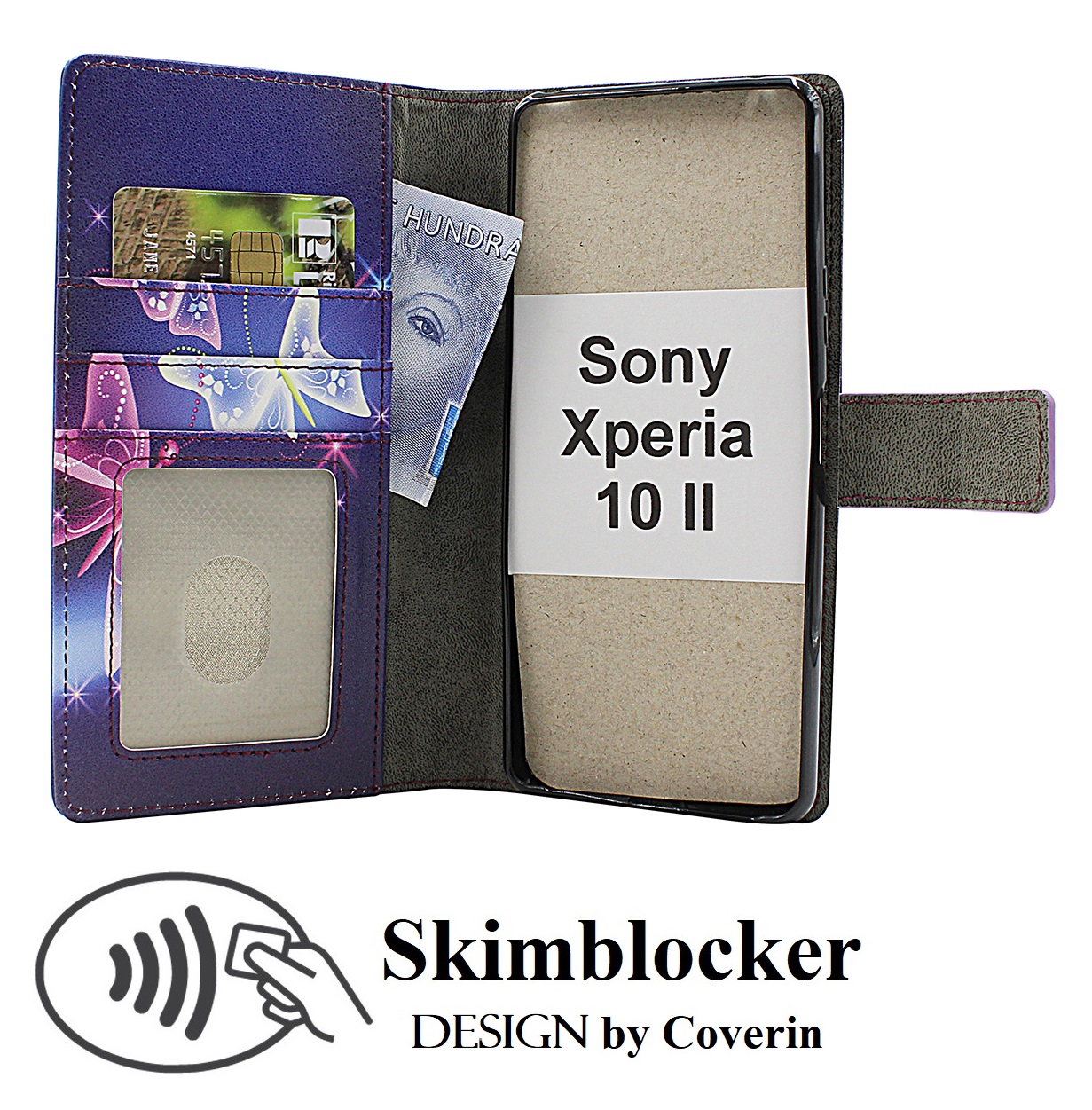 Skimblocker Sony Xperia 10 II Puhelimen Kuoret Design