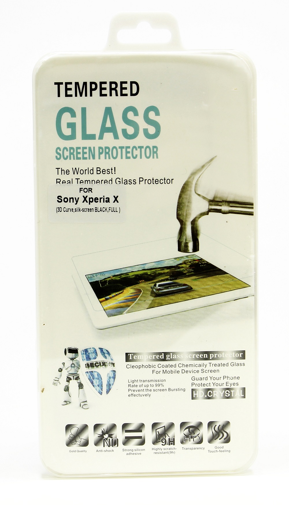 billigamobilskydd.se Full Frame Karkaistusta Lasista Sony Xperia X (F5121)