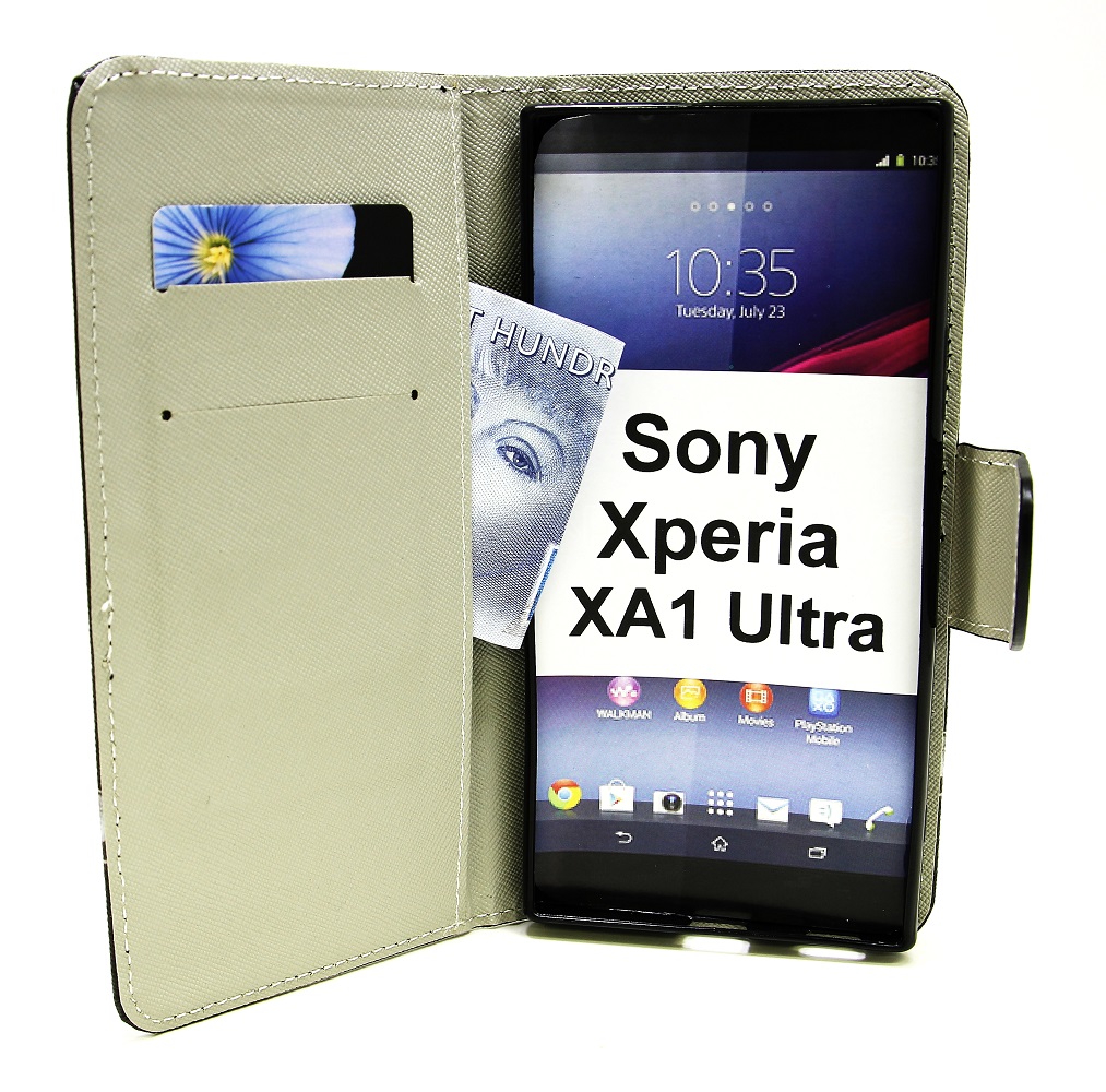 billigamobilskydd.se Kuviolompakko Sony Xperia XA1 Ultra (G3221)